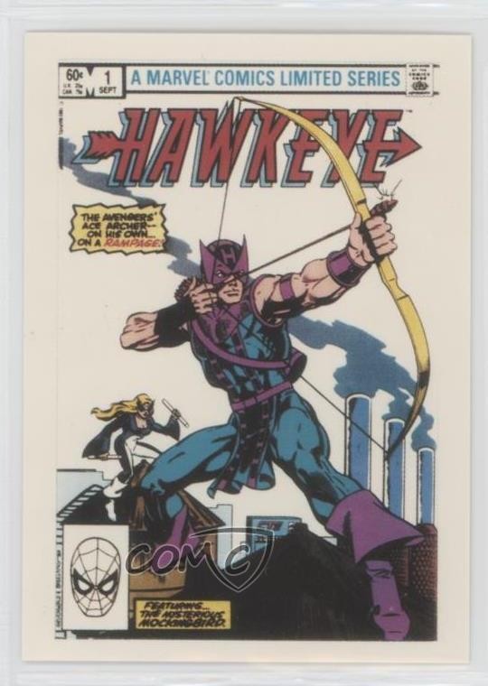 1991 Fumetto Immagini Marvel 1° Copertina Serie 2 Occhio di Falco #14 0r1h