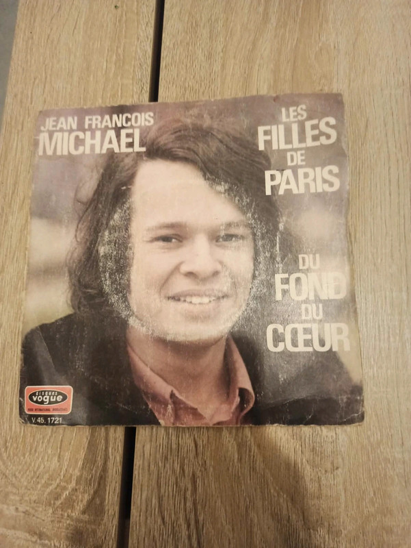 Vinyle 45 tours jean françois michel tres bon etat