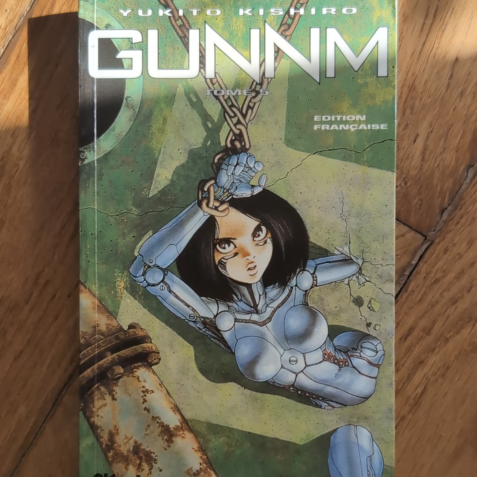 Gunnm Tome 5 - Yukito Kishiro - Manga FR Édition française - Noir et blanc
