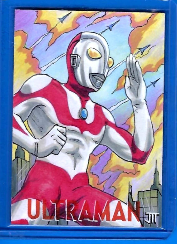 2024 Il ritorno di Ultraman Trading Cards Carta da disegno disegnata a mano 1/1 T. TAYLOR