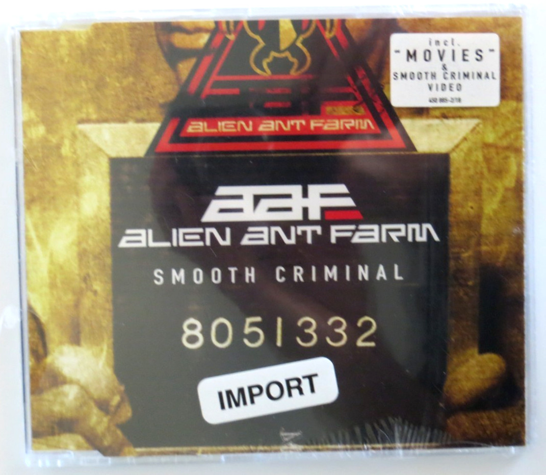 Alien Ant Farm: Smooth Criminal CD Single 2001 Brand New