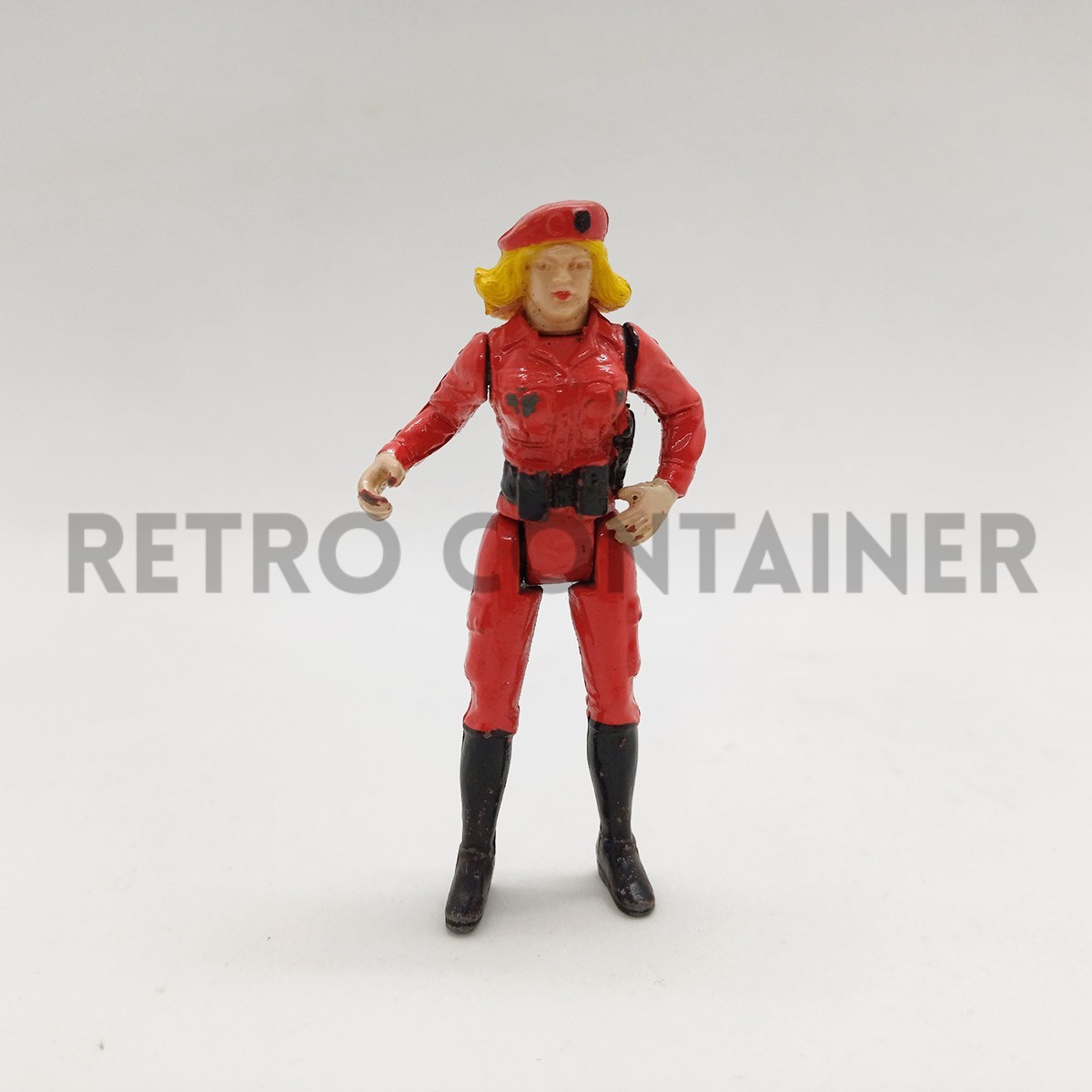 Vintage MEGO EAGLE FORCE - Goldie Red Suit Variant Action Figure (1981)