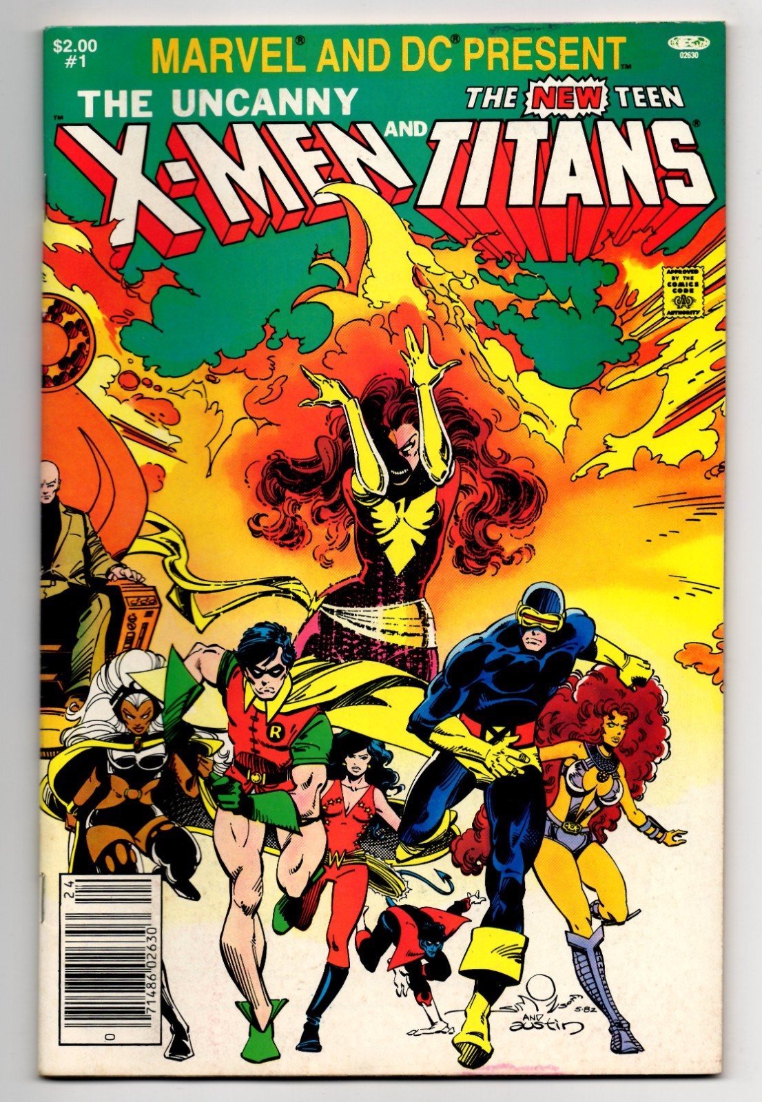 The Uncanny X-Men and The New Teen Titans 1 quasi nuovo -