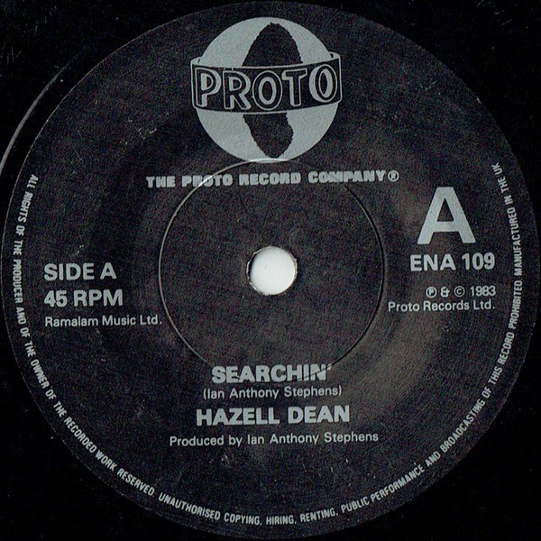 Hazell Dean - Searchin' - Used Vinyl Record 7 - G6244z