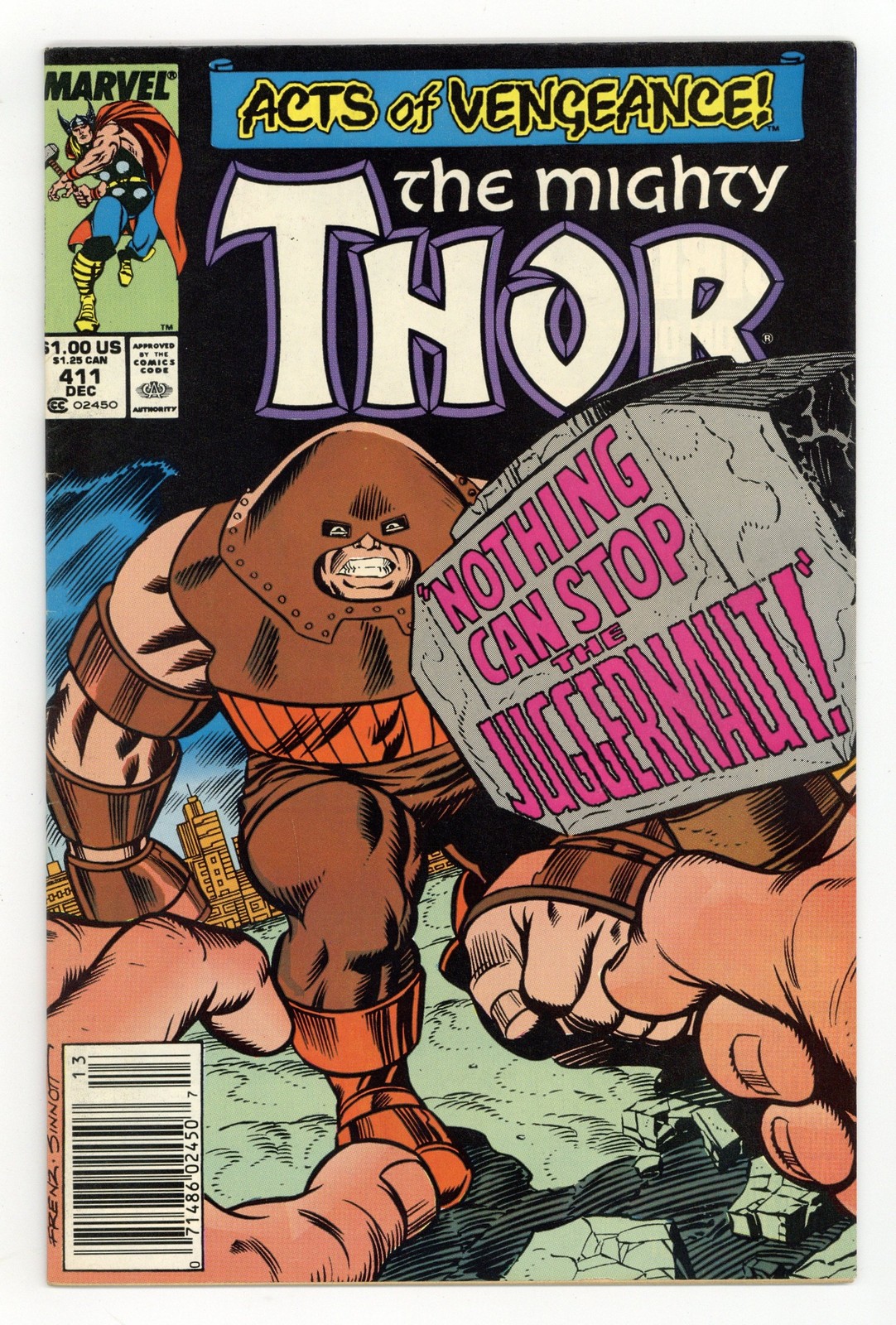 Thor #411N FN 6.0 1989