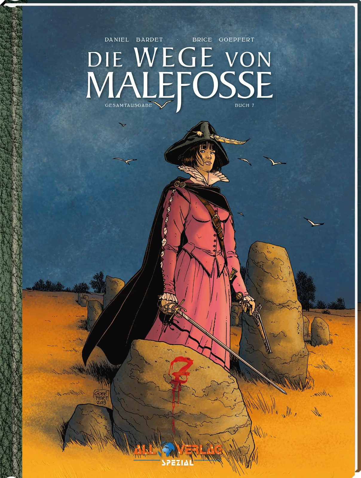 LE VIE DI MALEFOSSE #7 VZA edizione completa VARIANTE-INTEGRALE lim.111 ex+artprint