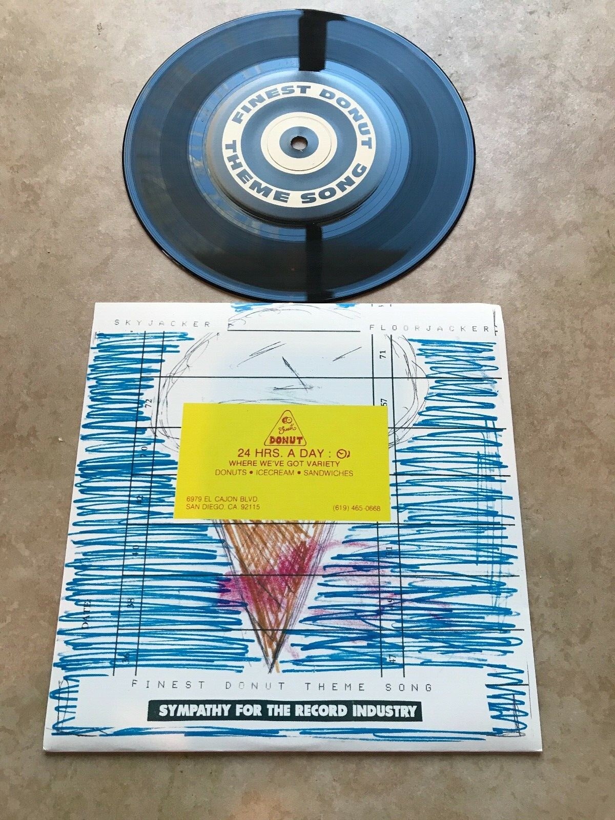 Trumans Water Skyjacker 7" Finest Donut Theme Song, 