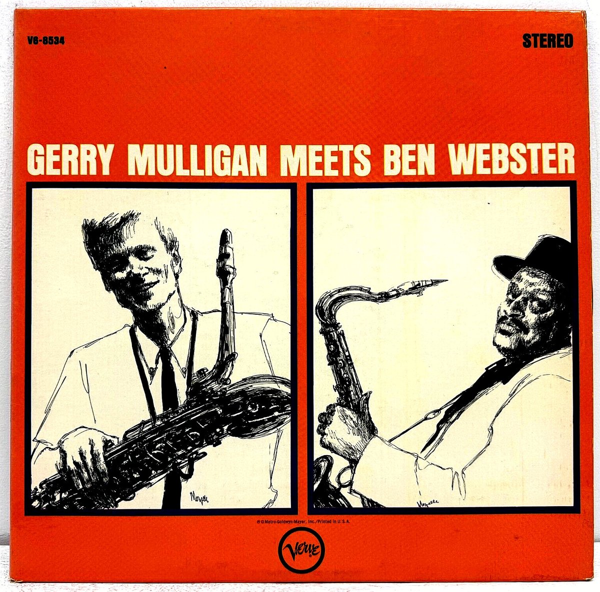 Gerry Mulligan Meets Ben Webster 1963 Vinyl Verve Records