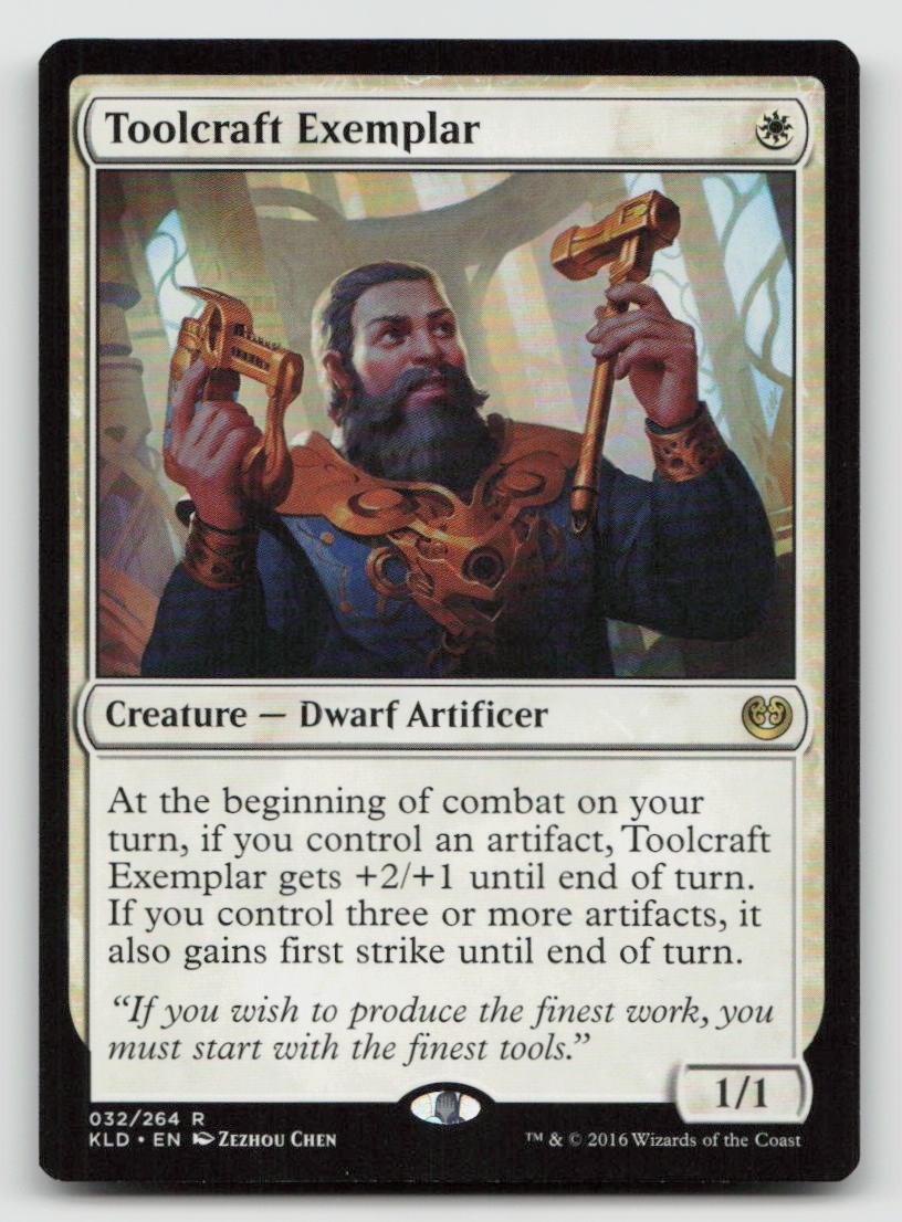 Magic: The Gathering Toolcraft esemplare 32 Kaladesh quasi nuovo