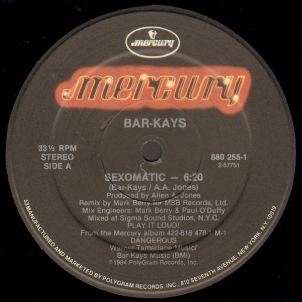 Bar-Kays - Sexomatic (12") (Very Good Plus (VG+)) - 2791287328