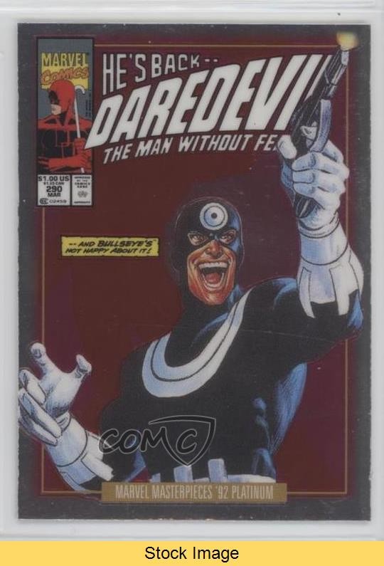 2024 Upper Deck Marvel Masterpieces '92 Variante Copertina Bullseye #19-V LEGGI 0b3