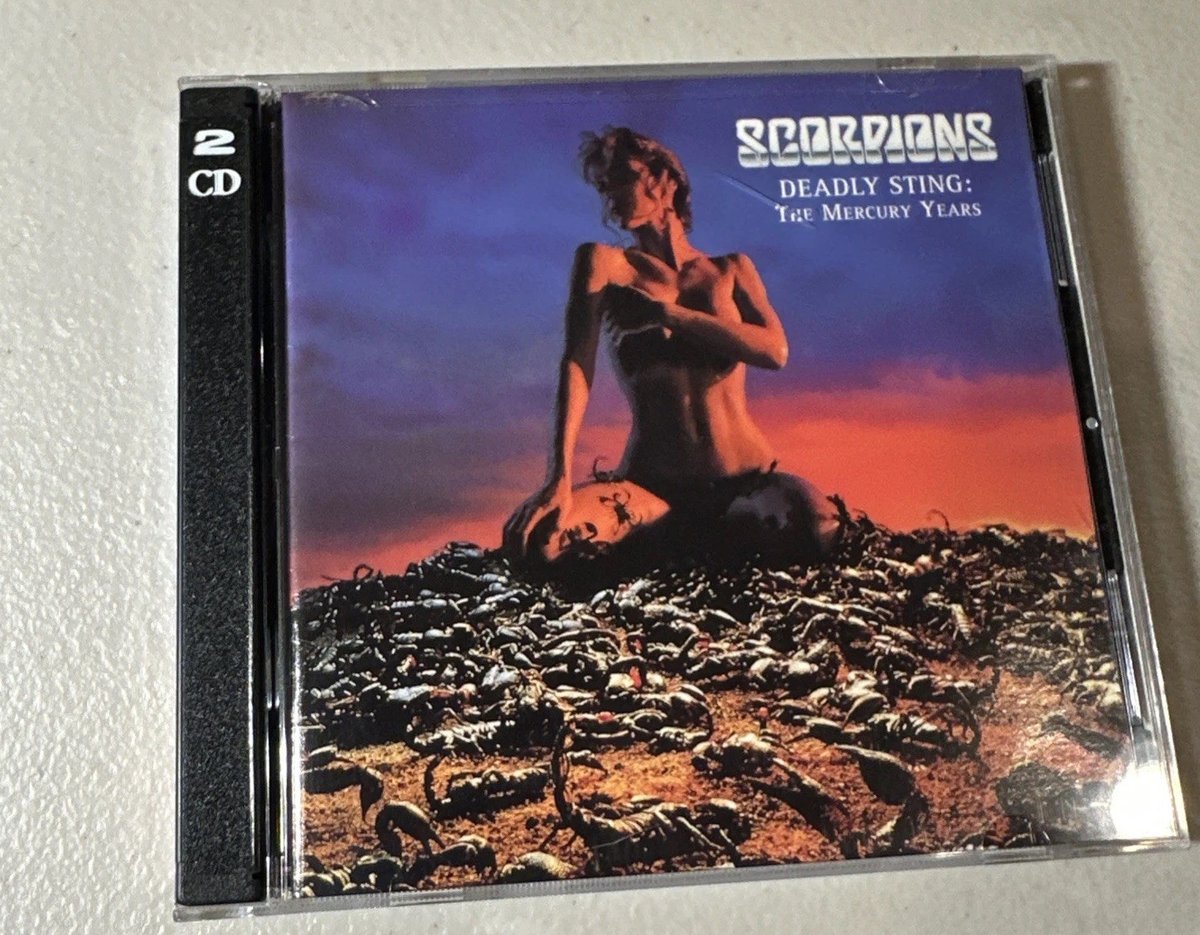 Deadly Sting: The Mercury Years by Scorpions (2-CD, 1997) New But Cracked Case