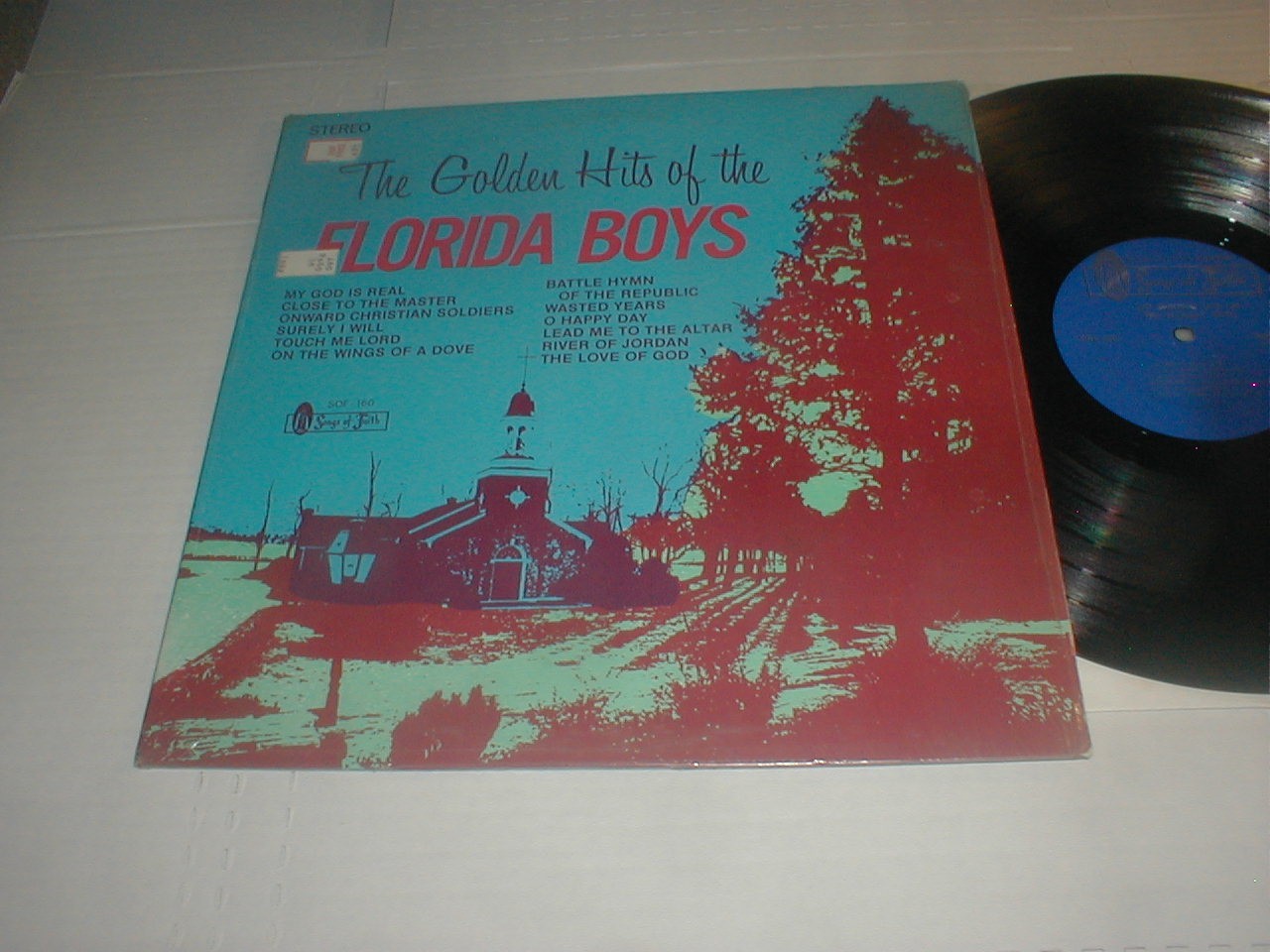 Florida Boys GOLDEN HITS Private Songs Faith LP SHRINK 60s Xian Gospel Religious