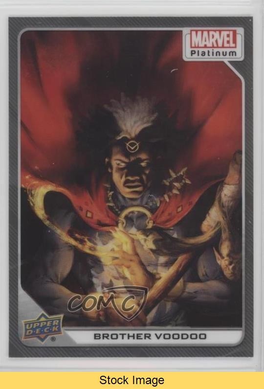 2023 Upper Deck Marvel Platinum Rainbow Brother Voodoo #33 LEGGI 0l2