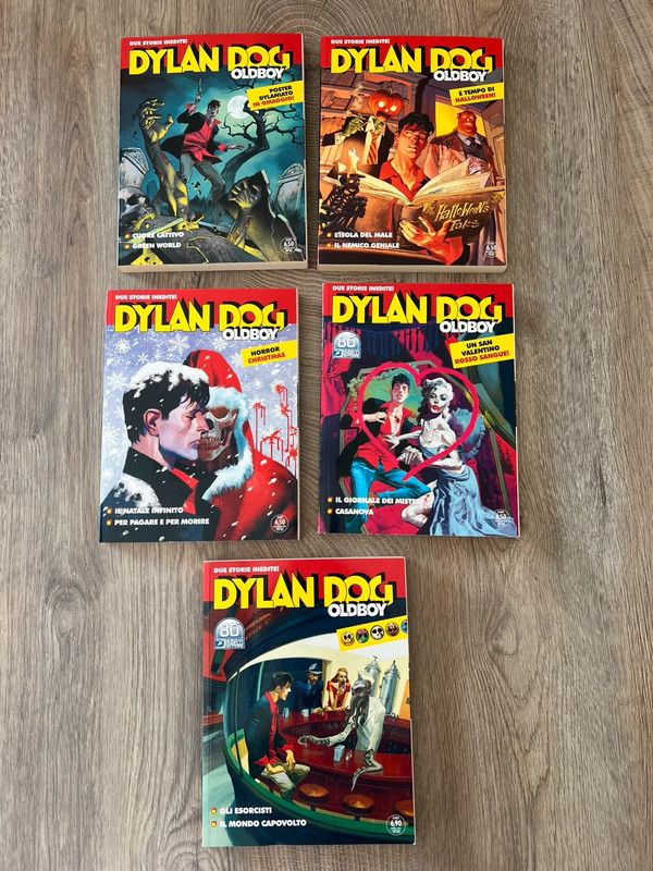Lotto 5 Dylan Dog Oldboy – Numeri 2, 3, 4, 5 e 6