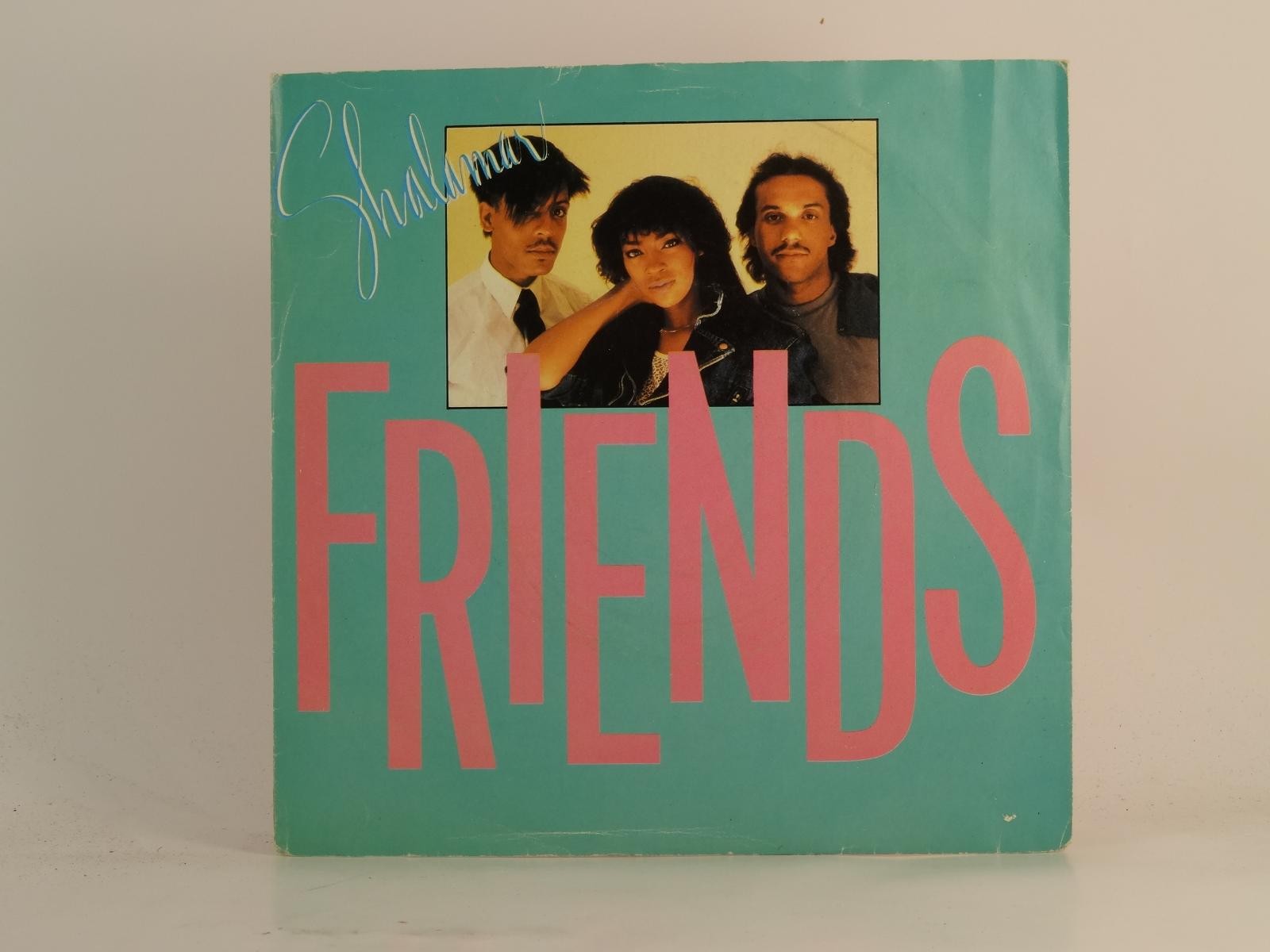 SHALAMAR FRIENDS (77) 2 Track 7" Single plus Picture Sleeve WEA RECORDS LTD