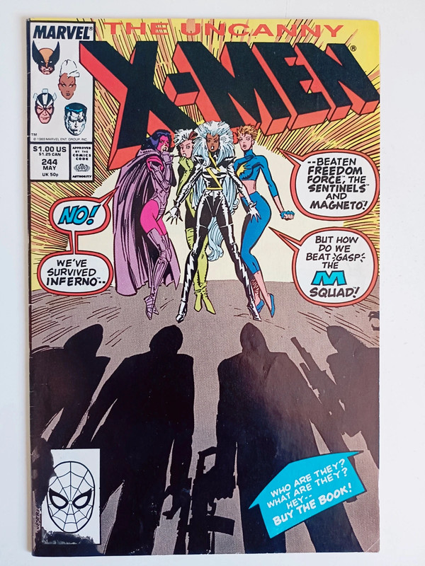 🔑 Uncanny X-Men #244 (1989) 1st Jubilee