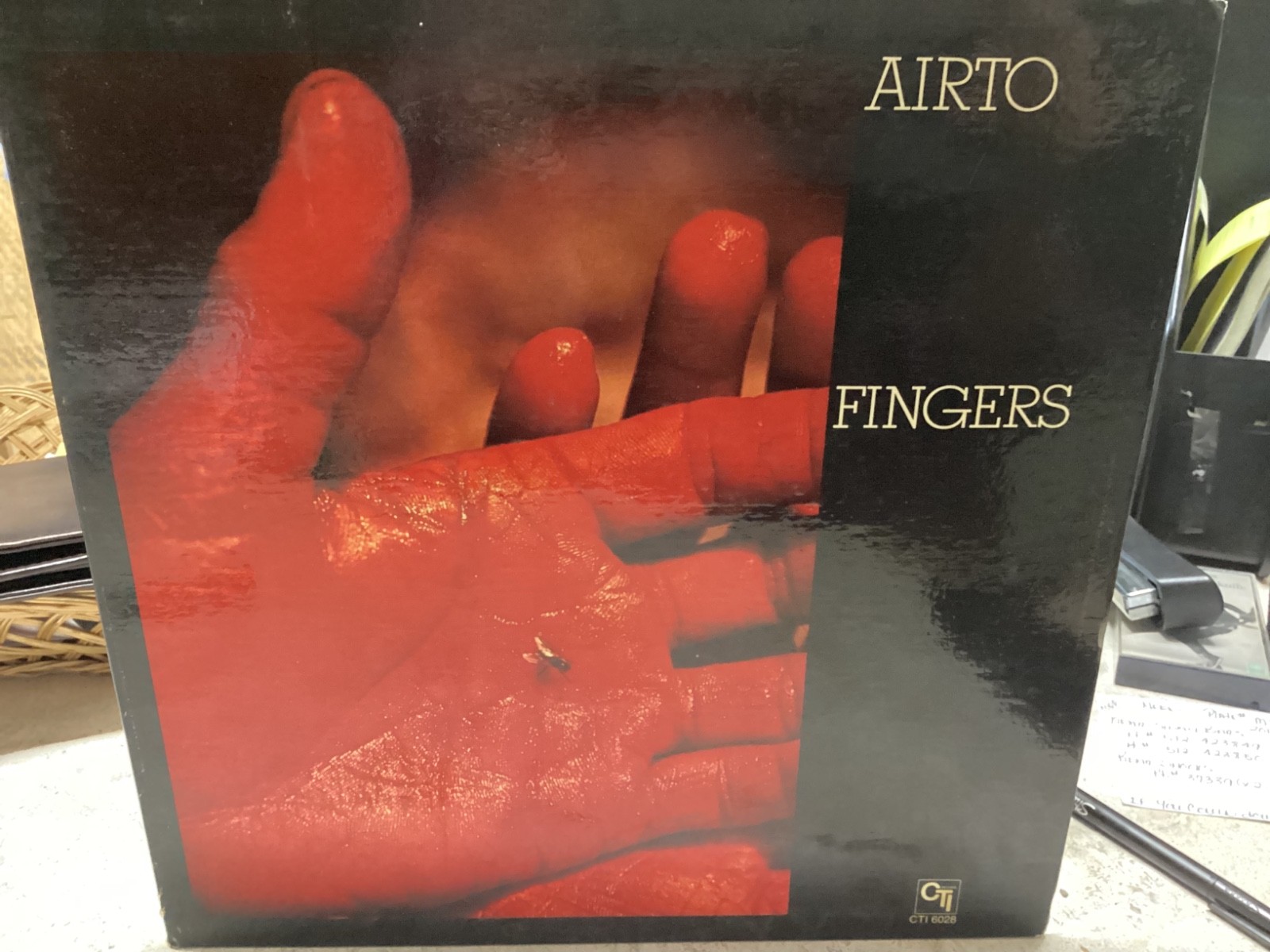Airto—Fingers,, VG vinyl lp..CTI6028