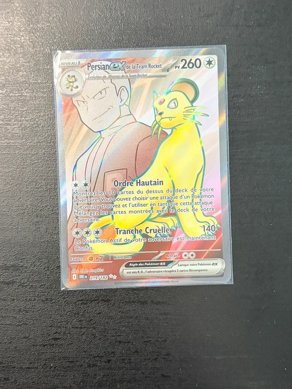 Persian EX de la Team Rocket – Carte Pokémon