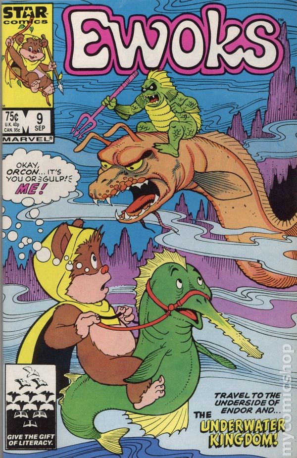 Ewoks #9 FN 1986 Immagine Stock