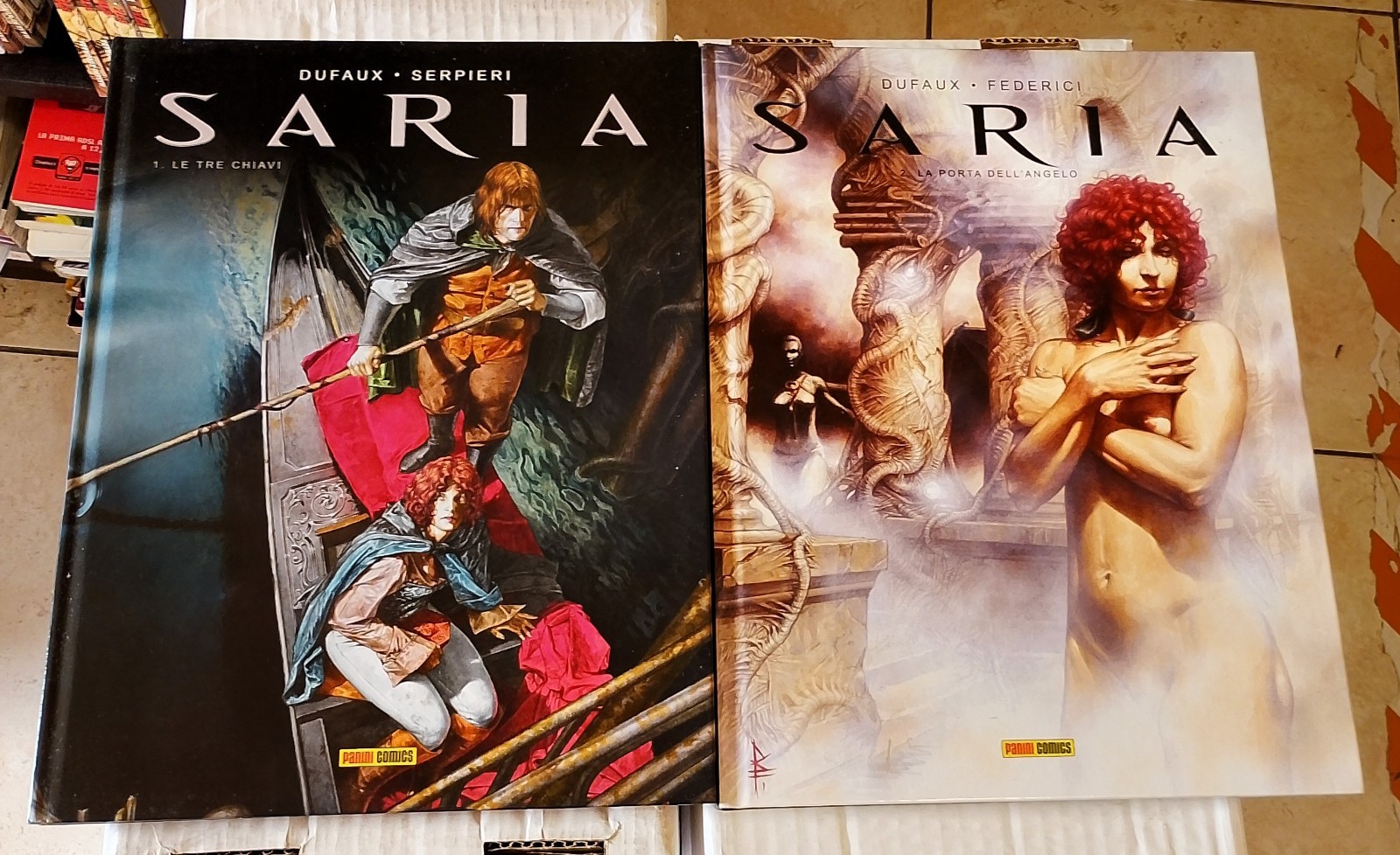 SARIA 1/2 COMPLETA di DUFAUX/SERPIERI/FEDERICI (PANINI COMICS) CART. ASSAI RARI