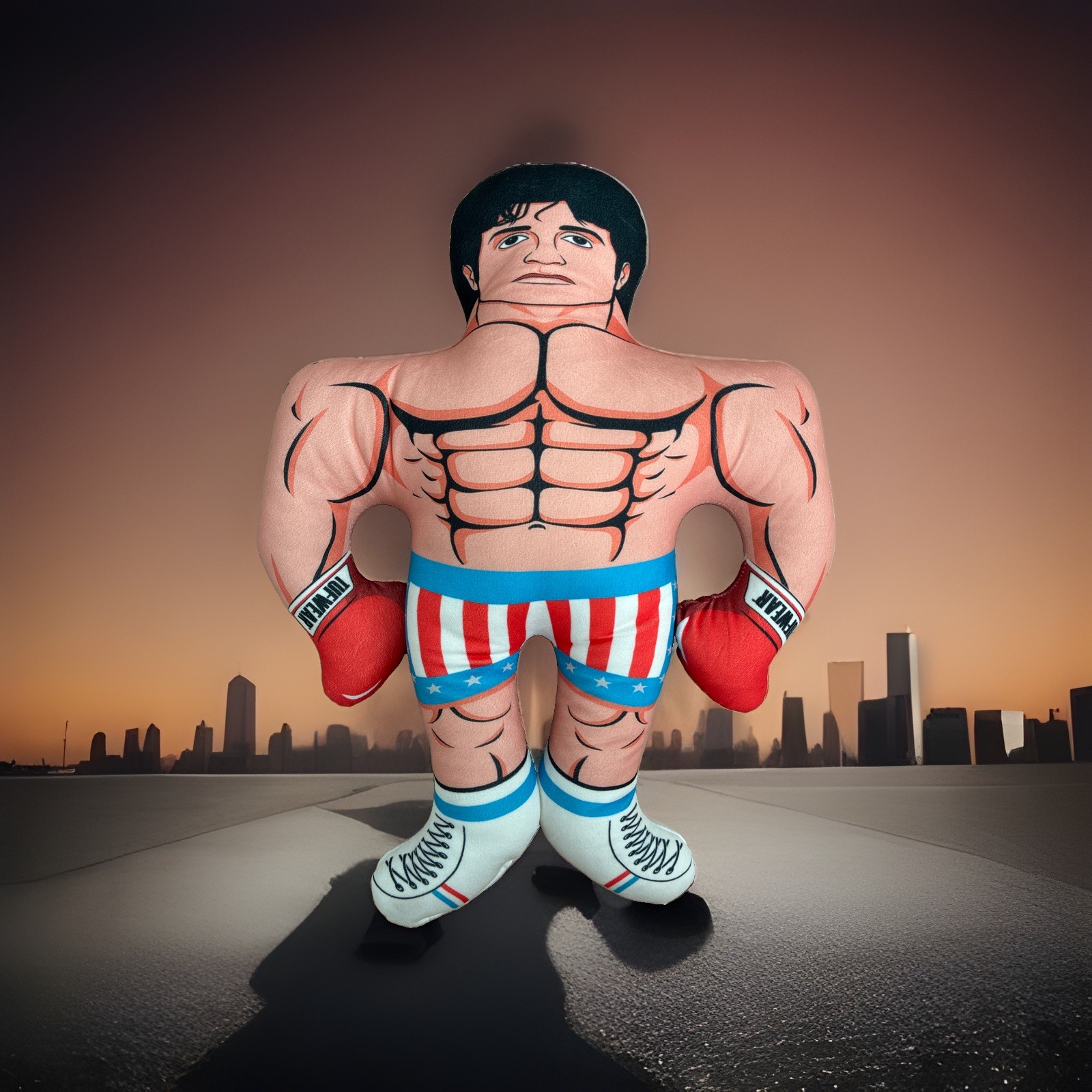 Rocky Sylvester Stallone Large Plush Pillow Toy Collectible 2024 MGM