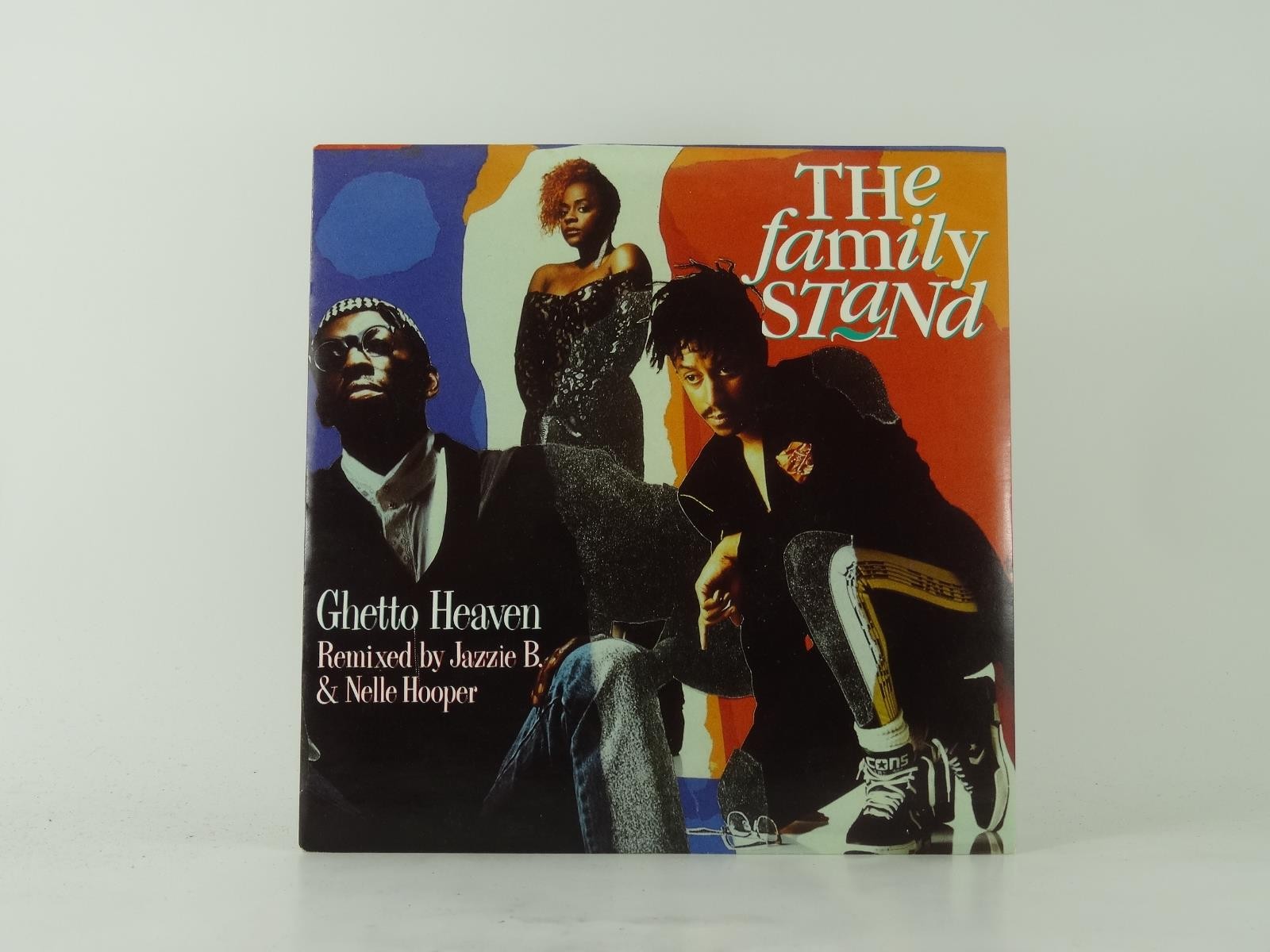 THE FAMILY STAND GHETTO HEAVEN (1) (14) 2 Track 7" Single including Picture Slee