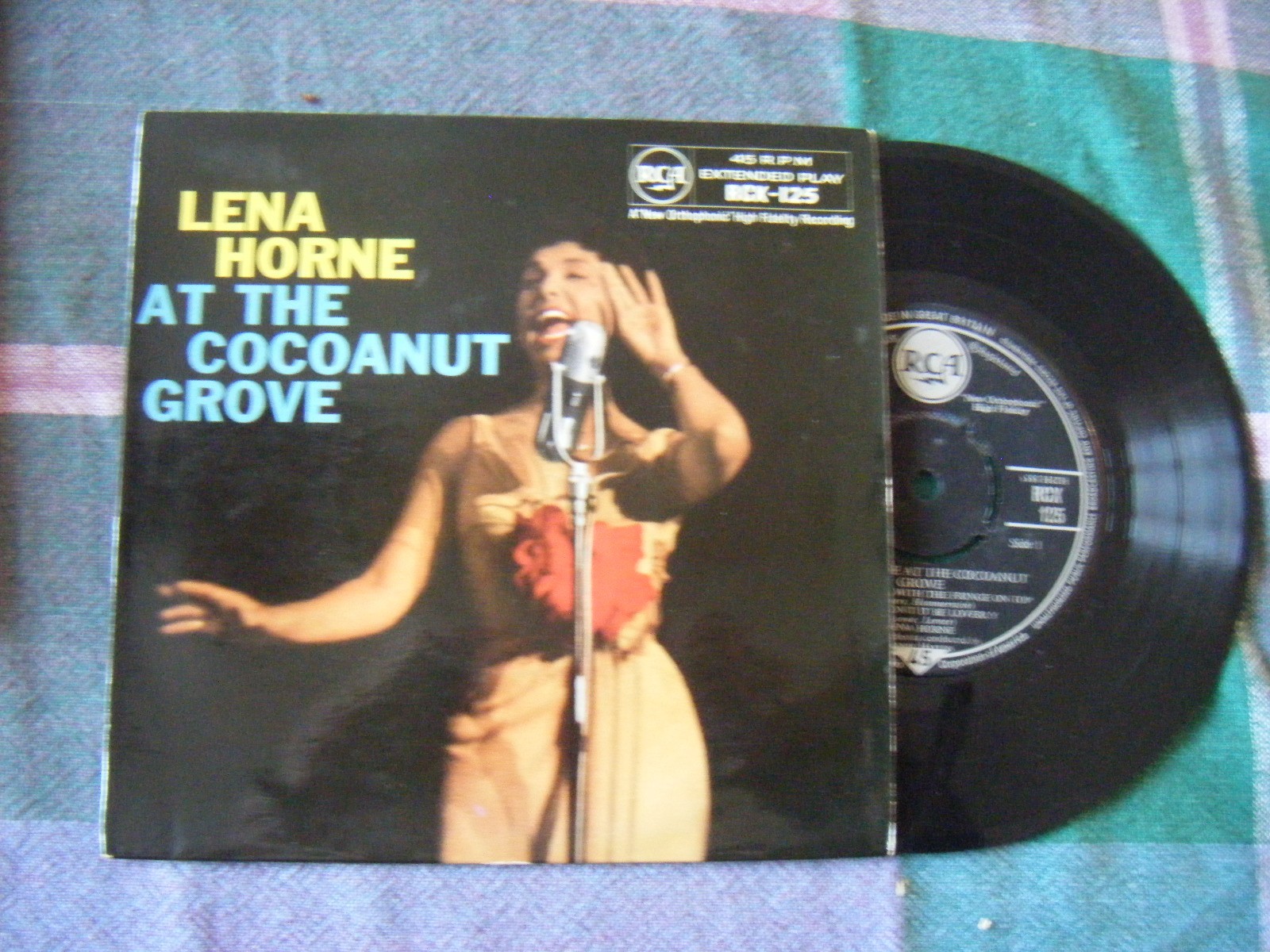 Lena Horne - At The Cocoanut Grove UK 45 7" EP +Picture Sleeve
