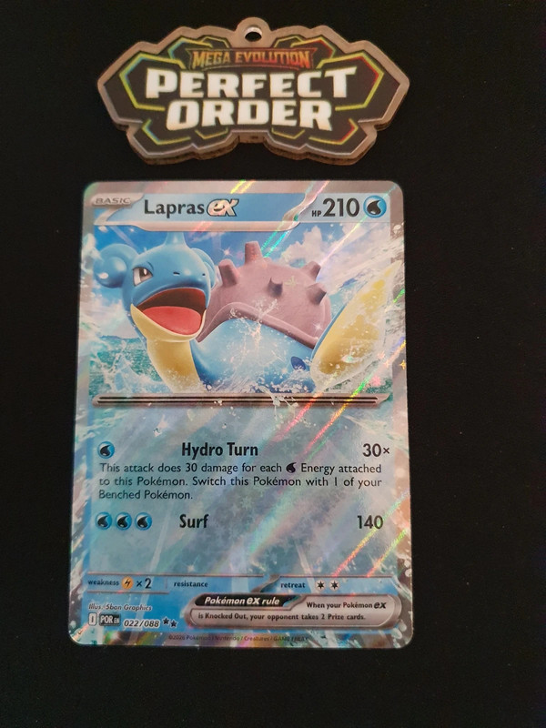 Lapras EX 022/088 (Perfect Order) Pokemon