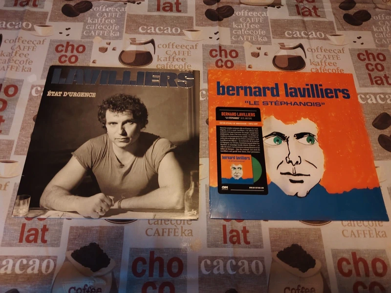 2 vinyles albums studio Bernard Lavilliers