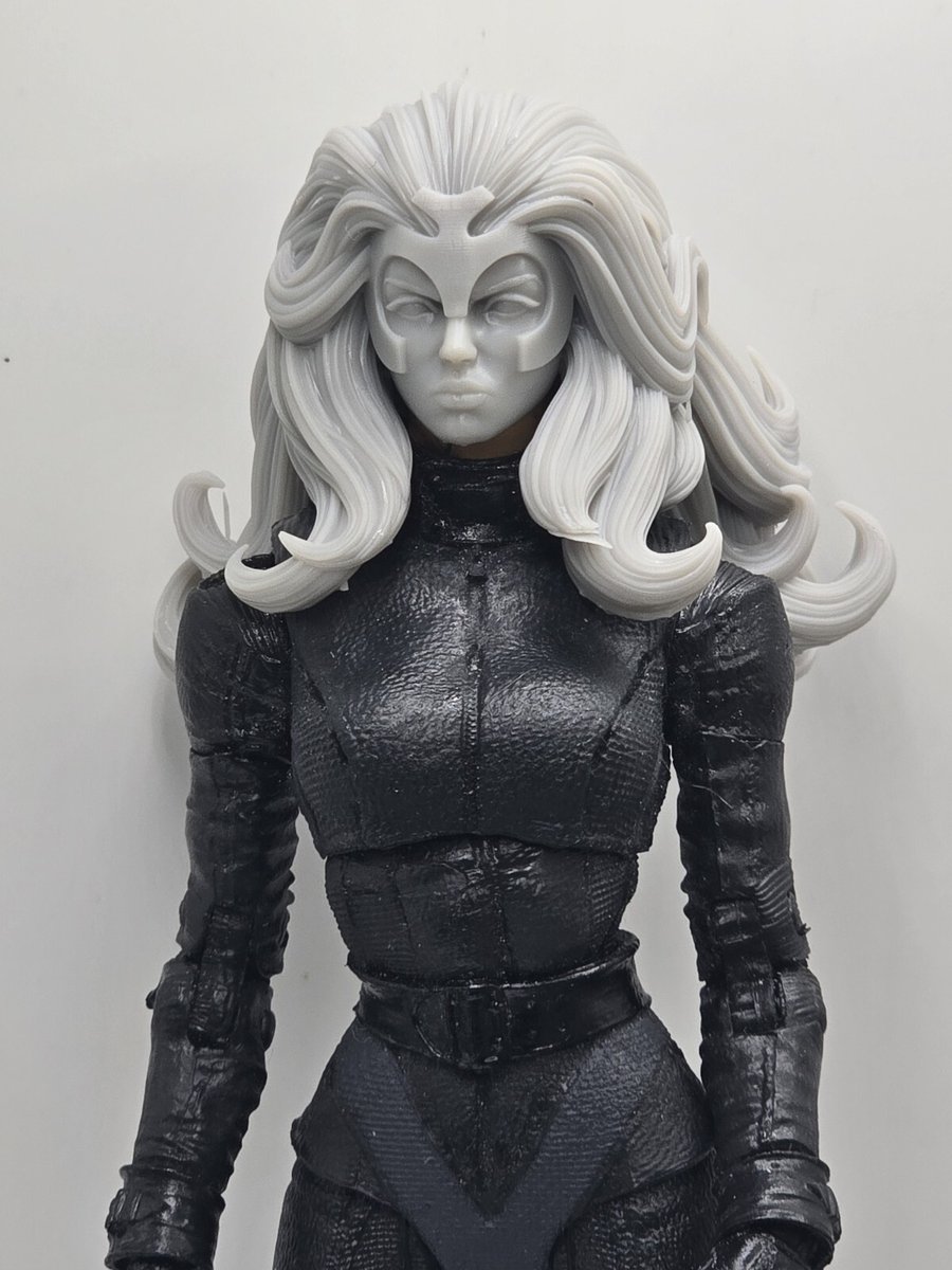 Stampa 3d Mutant Men POLARIS HEAD #3 7" 1:10 SELECT DC MULTIVERSE