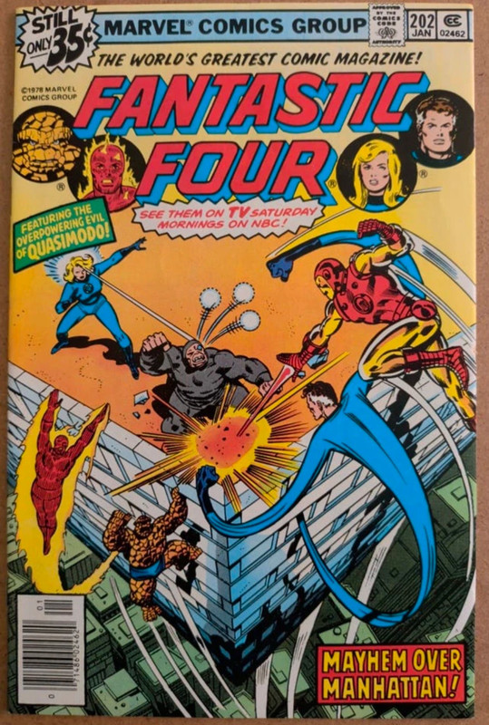 Fantastic Four #202 Iron Man Appearence 1978 NM-