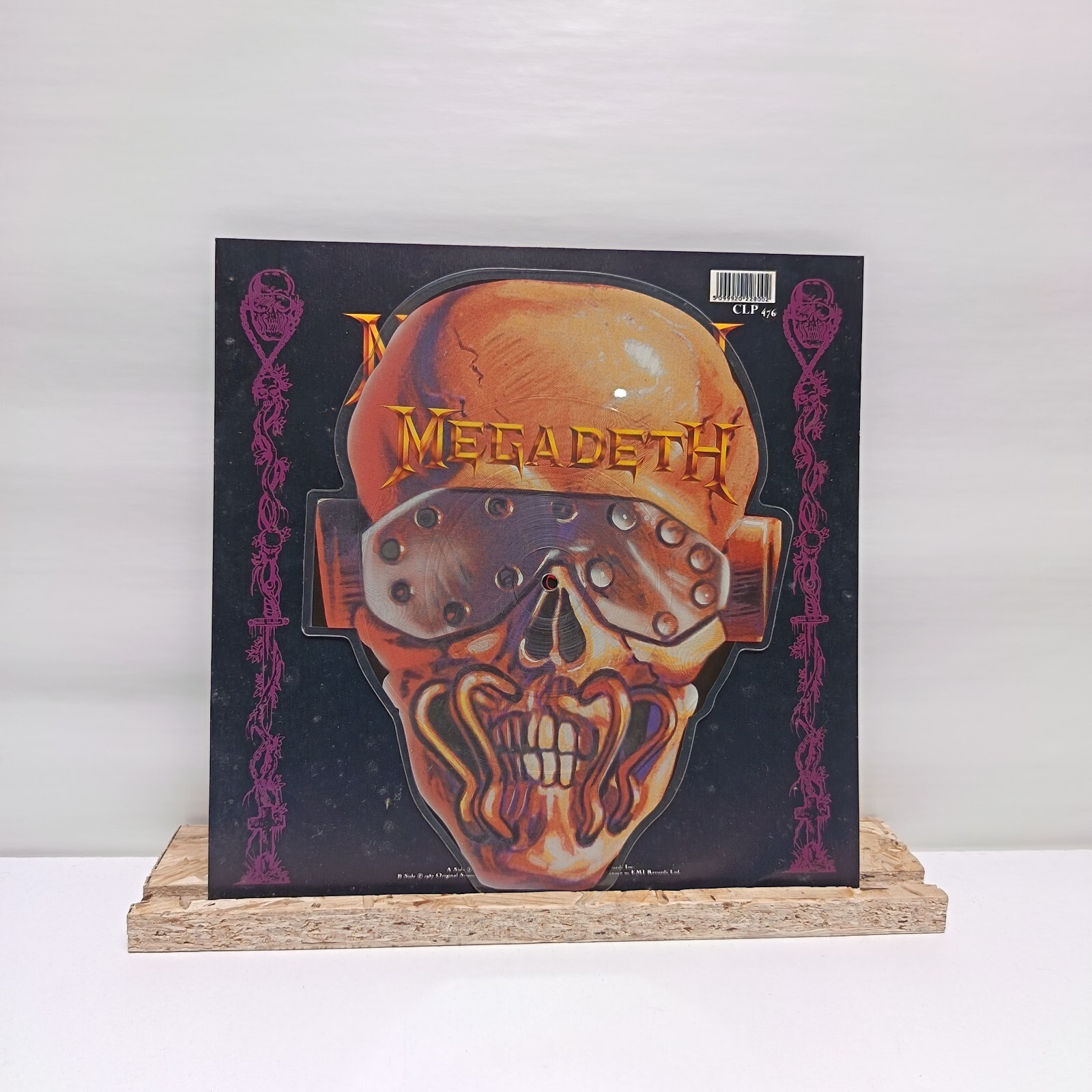 Megadeth wake up dead black friday vinyl record picture disc VG+/VG+ CLP 476