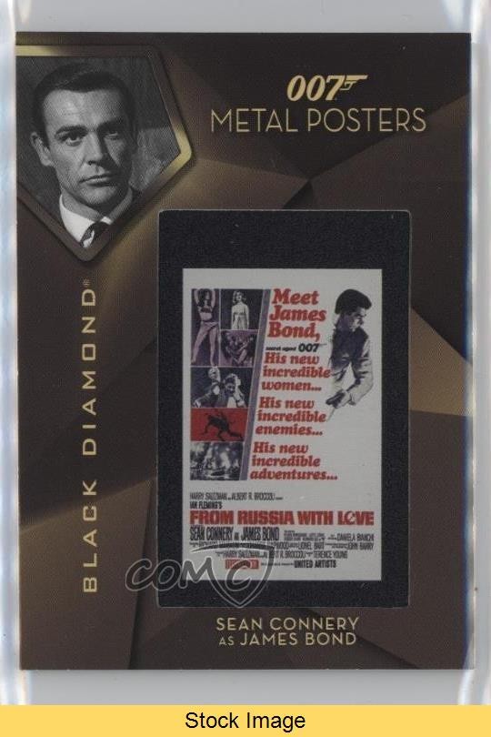 2025 Upper Deck James Bond Black Diamond Sean Connery as #MPFRWL2 READ ob9