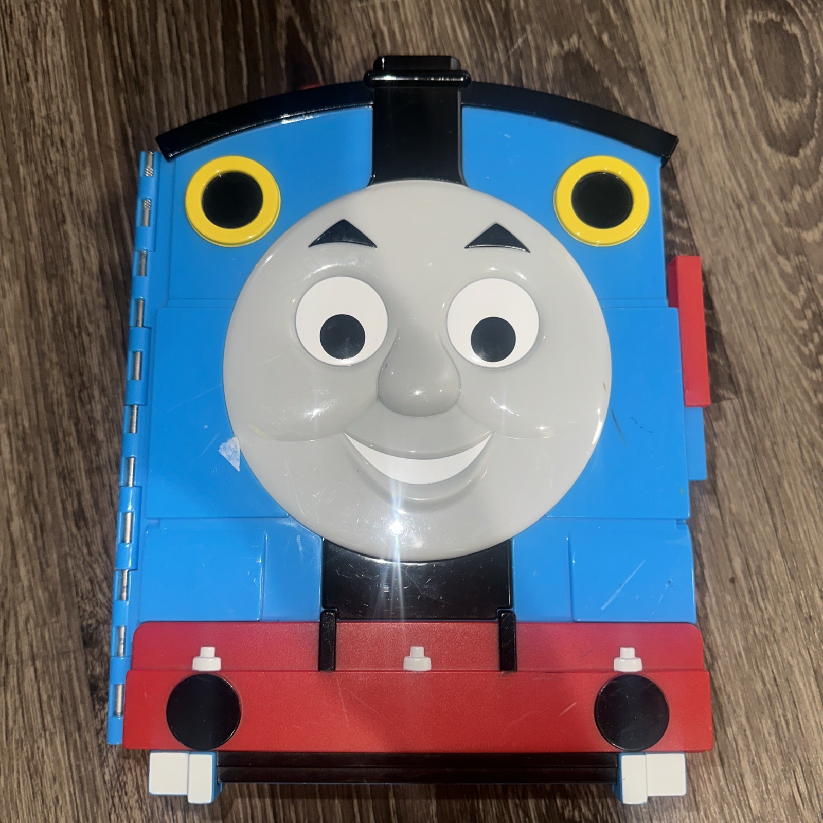 Thomas il treno custodia motore binario portaoggetti plastica blu 2009