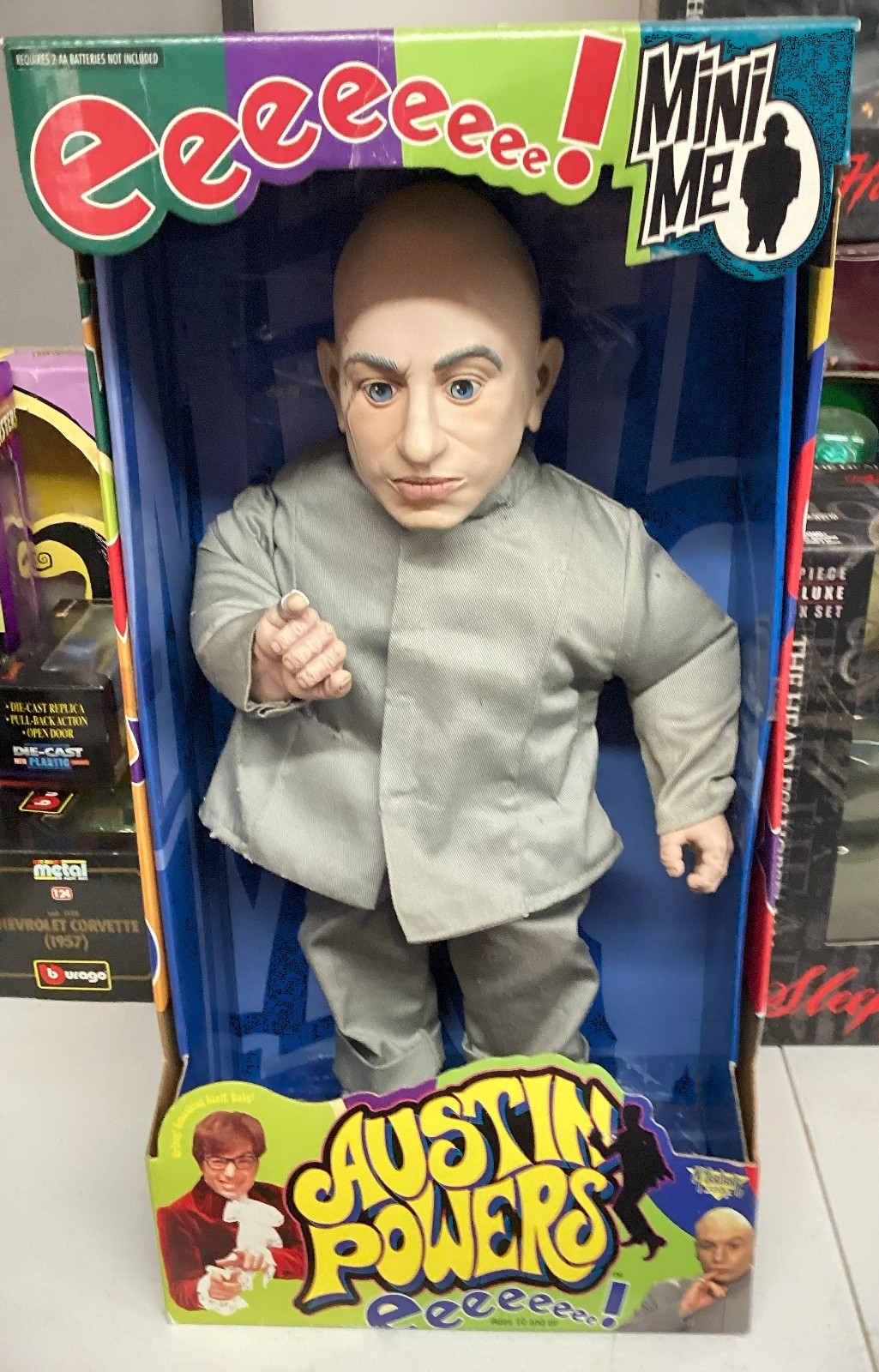 Modellino McFarlane Toys Austin Powers Mini Me con suono 18" 1999