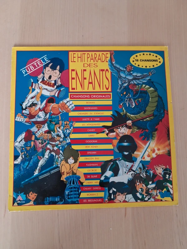 33 tours generique animé manga