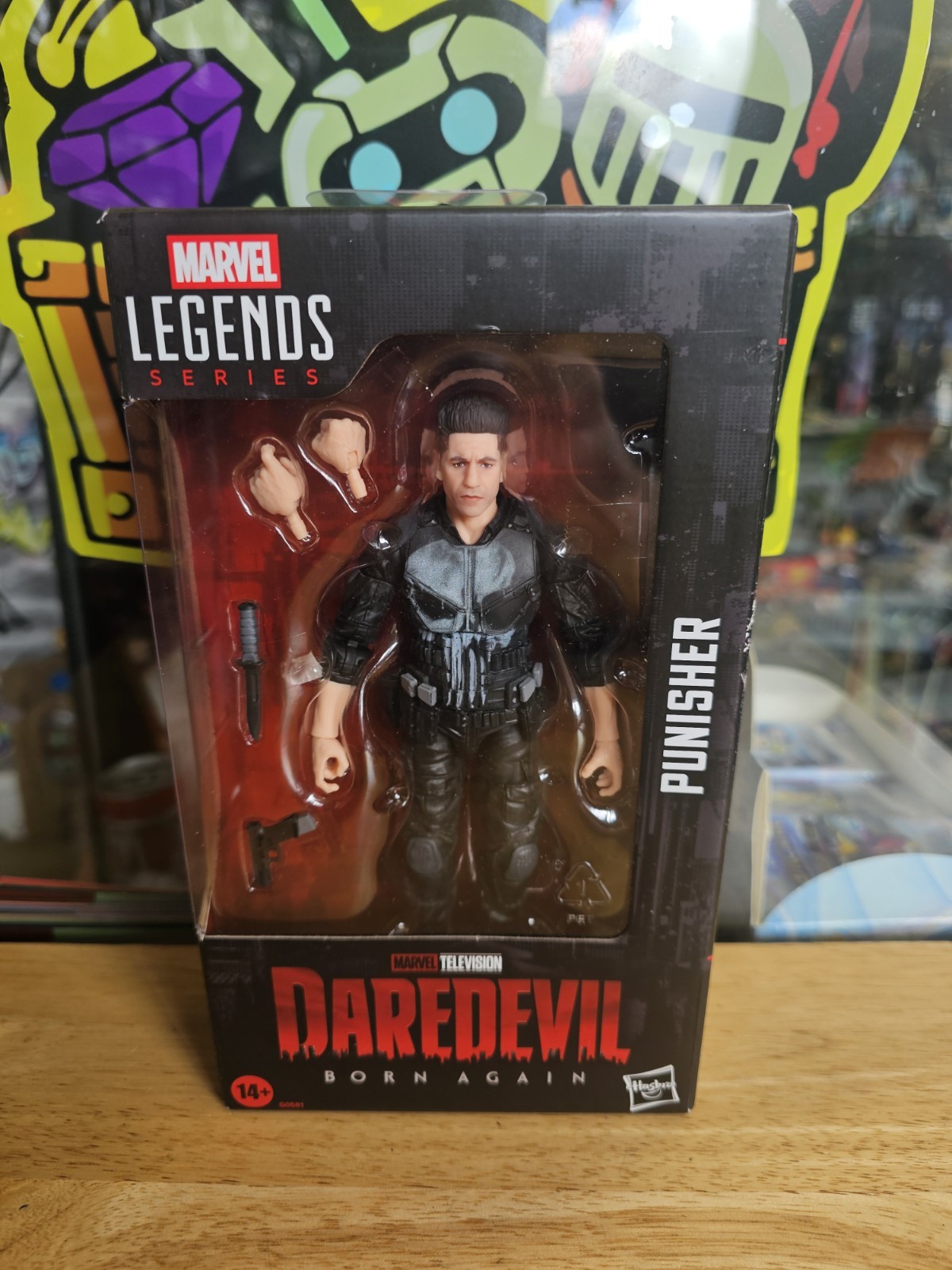 Marvel Legends Series: Punisher (Daredevil Born Again) Regno Unito castello franco nuovo 