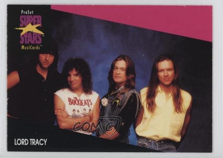 1991-92 Pro Set Super Stars MusiCards Lord Tracy #204 1b9b