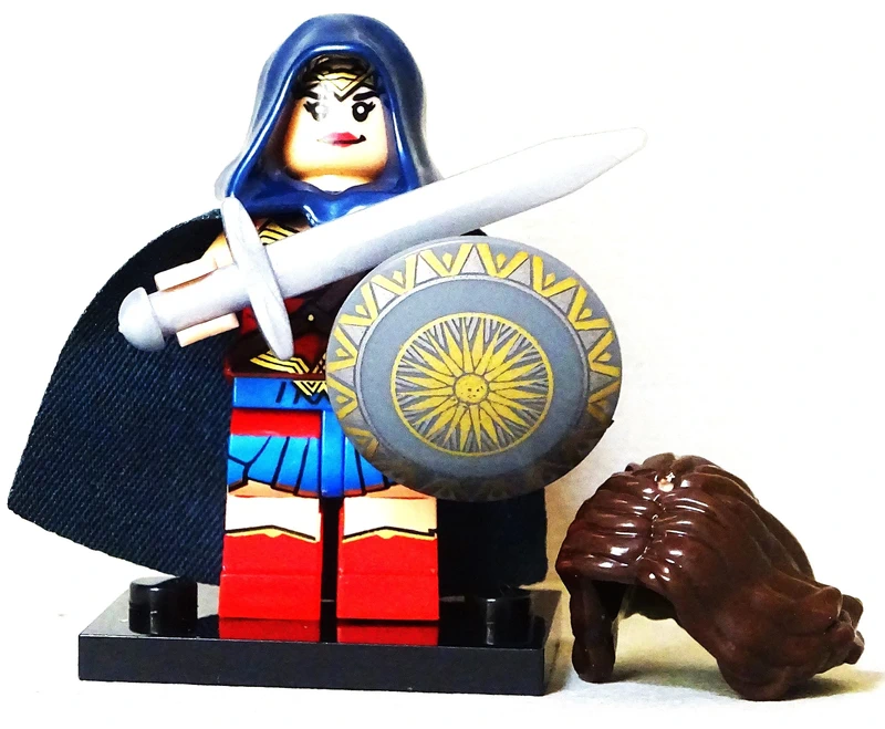 Minifigures Super Eroi  Wonder Woman      Compatibile legoB7