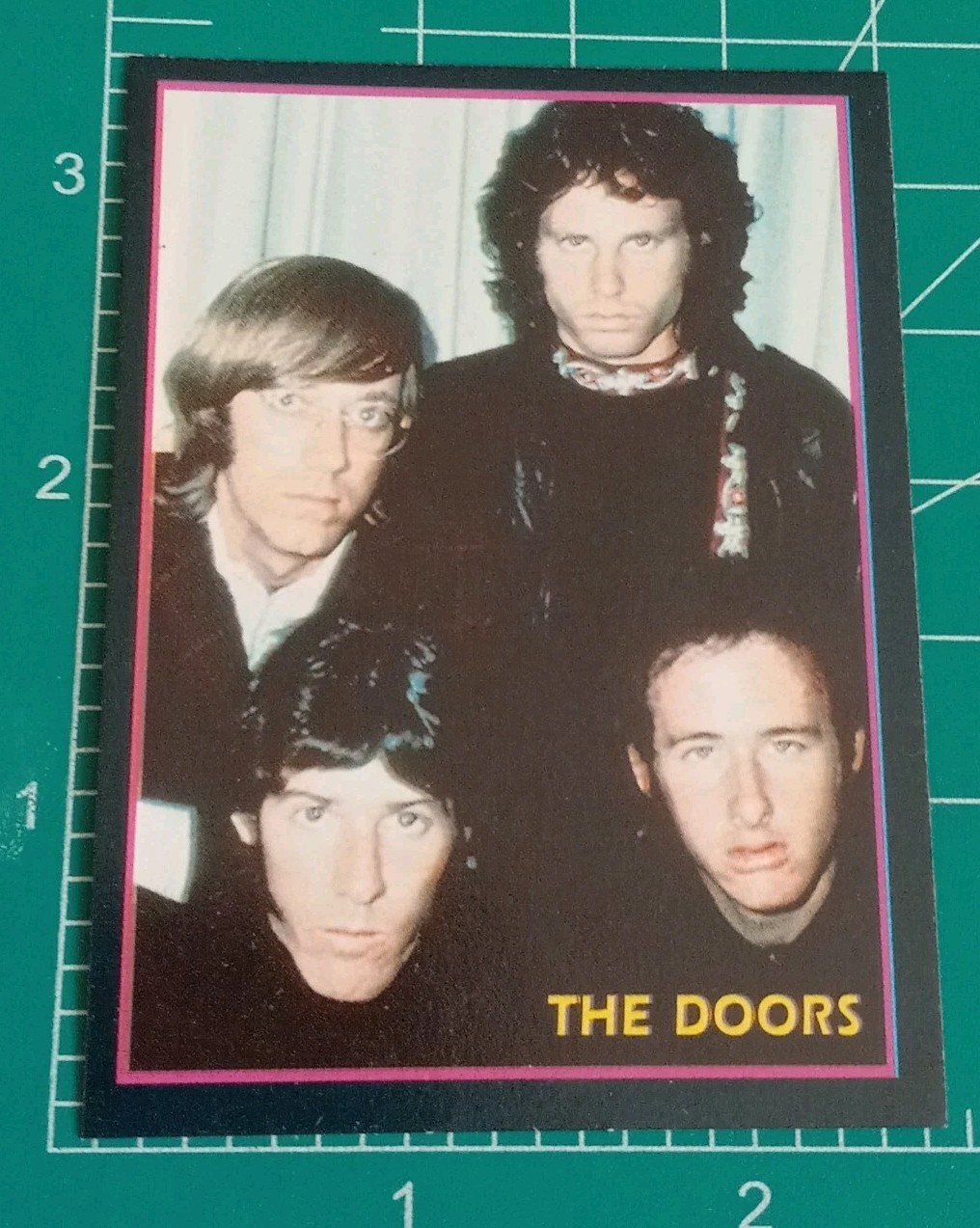 1994 THE DOORS BAND GROUP JIM MORRISON FIGUS Rock Cards Card MUSICA POP ARGENTINA