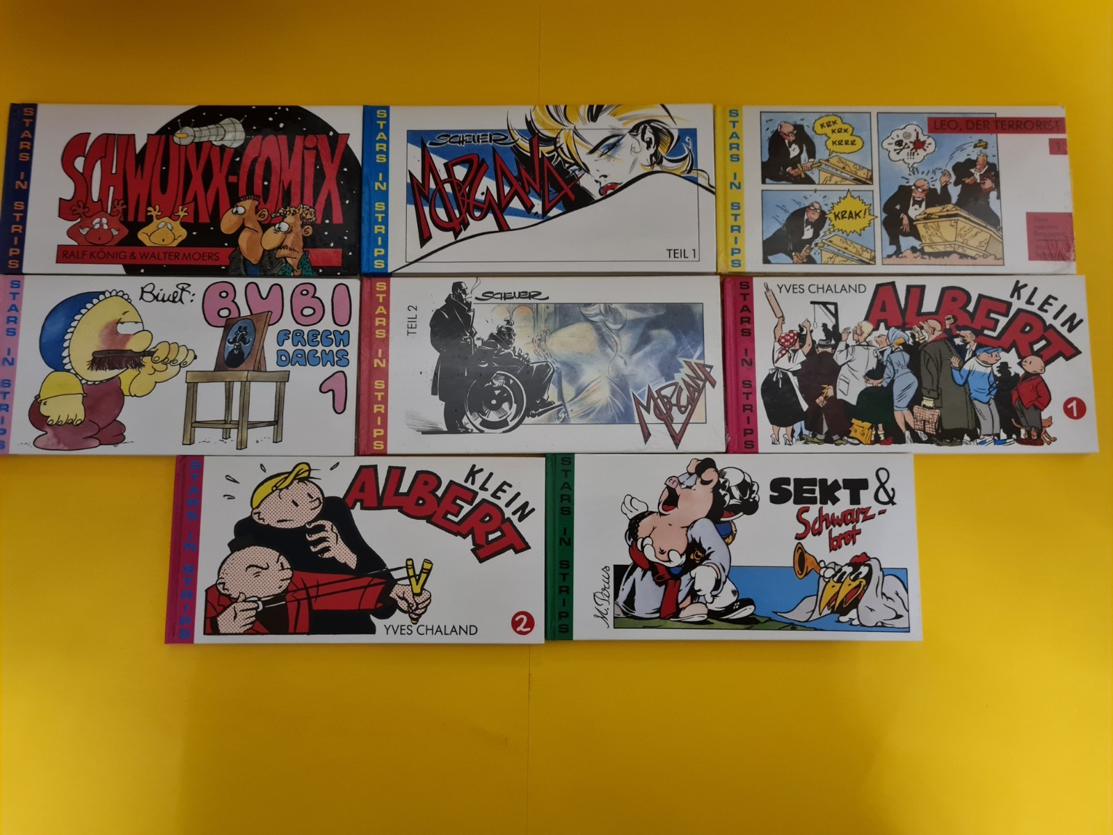 Stars in Strips fumetto volume da 1 a 8 completo di sfregamento (Piccolo Edition Art)Z1
