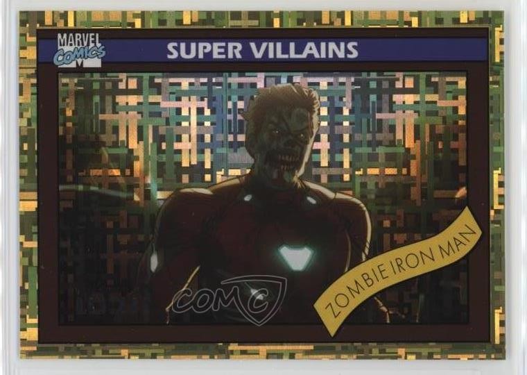 2023 Marvel What If? 1990 Universe Gold Dimensions /688 Zombie Iron Man #37 02aj
