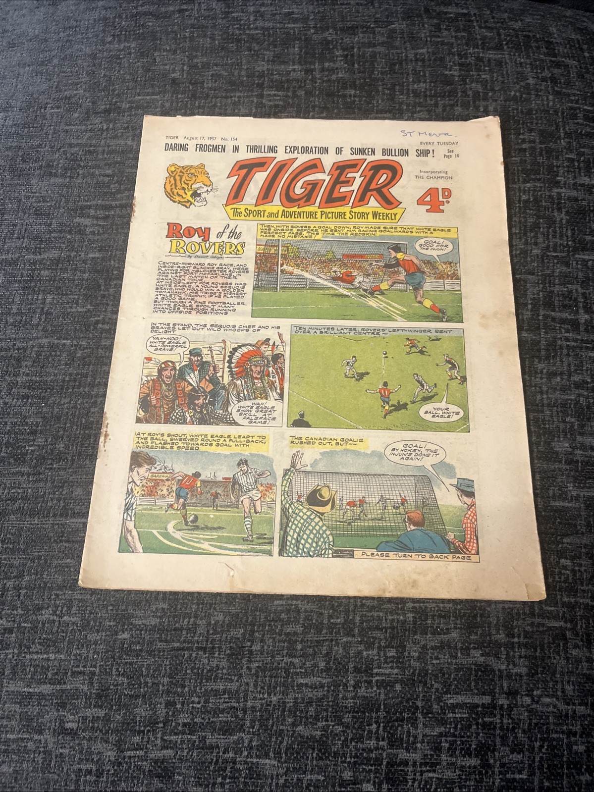Tiger Comic - #154 - 17 August 1957