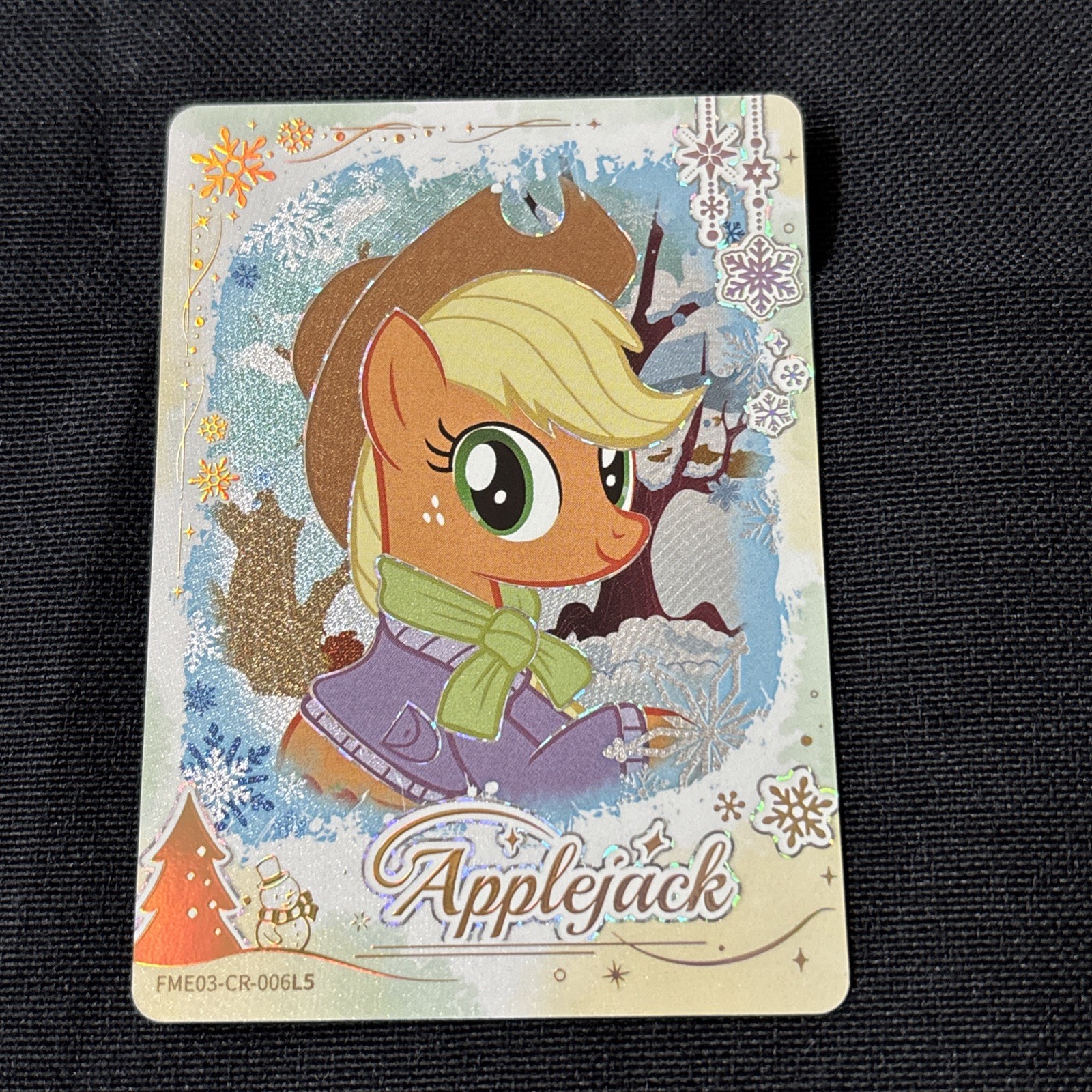 Applejack - Carta da collezione Kayou My Little Pony QY06-CR-004L5