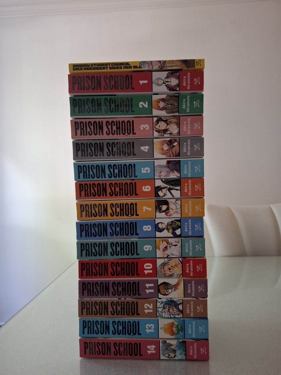 Prison School English Manga Vol 1-14 + Shadow Student Council