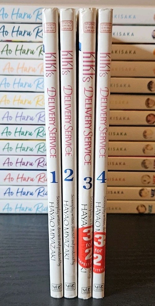 Manga Kiki's Delivery Service Vol 1-4 Complete English Volumes Books Full Colour