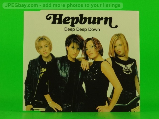 HEPBURN DEEP DEEP DOWN (CD 1) (L57) 3 Track CD Single including Picture Sleeve S