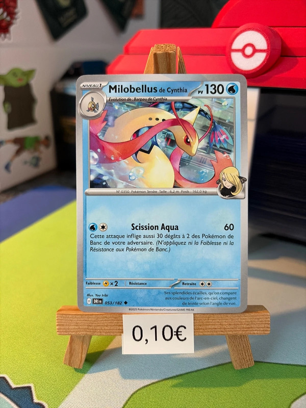 Carte Pokémon milobellus de Cynthia - 053/182