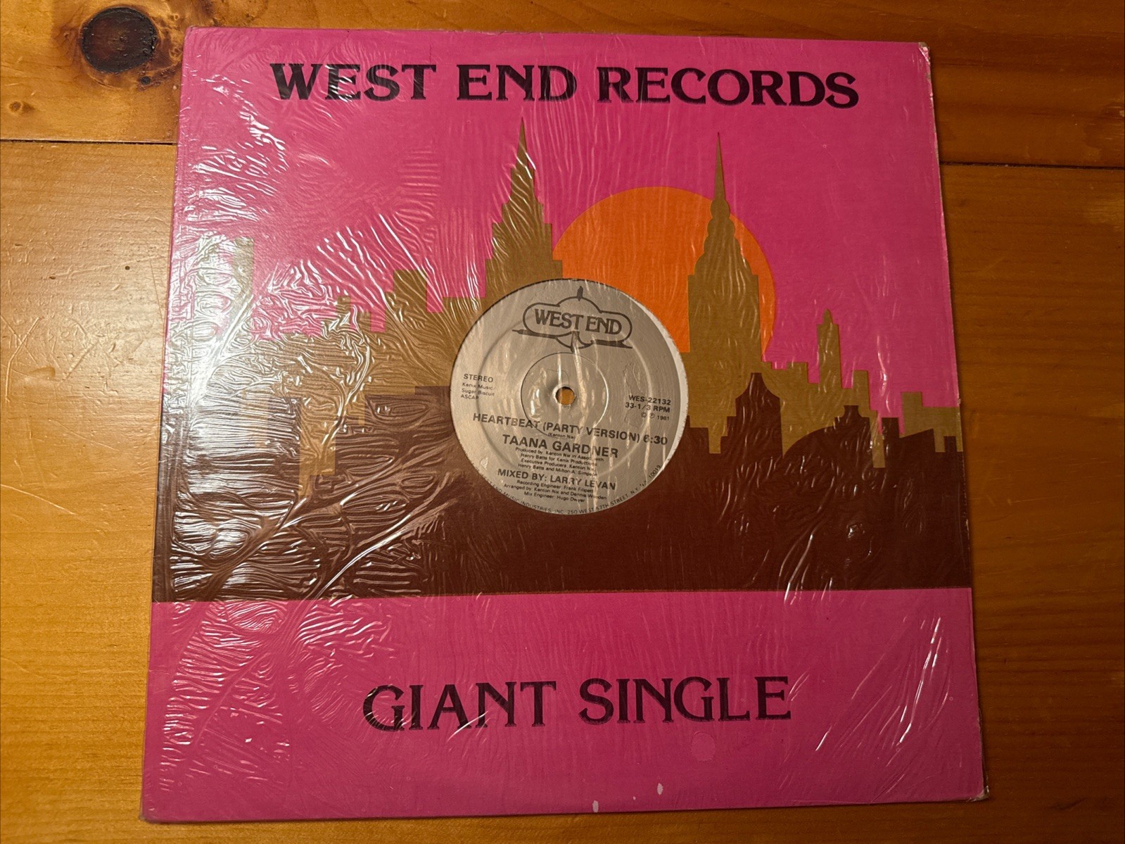Taana Gardner ‎– Heartbeat 12” 1981 West End WES-22132 Jacket NM Vinyl NM-